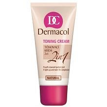 Dermacol Toning Cream 2 in 1 - Tónovací krém 30 ml  - Odstín Natural