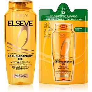 L’Oréal Paris Elseve Extraordinary Oil vyživující šampon pro suché vlasy 2 ks