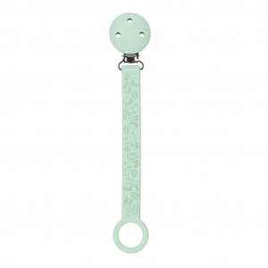 Nattou Klip na dudlík silikon s potiskem mint green