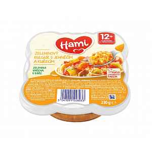 Hami talířek Zeleninový bulgur s jehněčím a kuřecím 230g, 12+