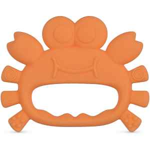 Baboo Silicone Teether kousátko Crab, 4m+ 1 ks