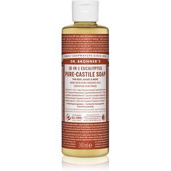 Dr. Bronner’s Eucalyptus tekuté univerzální mýdlo  240 ml