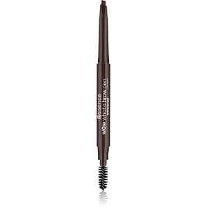 essence WOW What a Brow tužka na obočí s kartáčkem odstín 04 Black-Brown 0,2 g