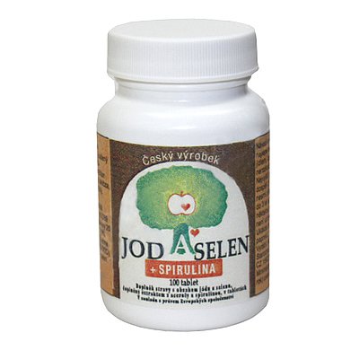 Jod-Selen+Spirulina tablety 100 Bolid