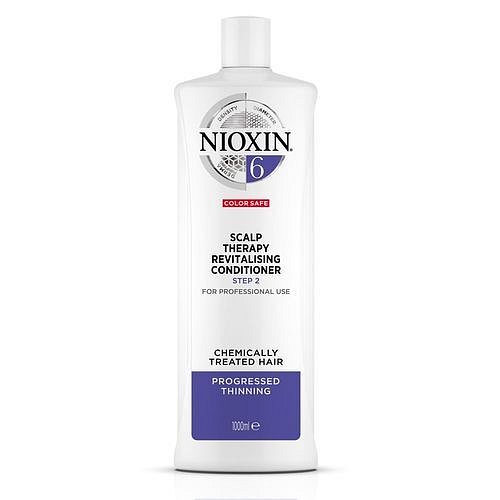 Nioxin Revitalizér pokožky pro řídnoucí normální až silné přírodní i chemicky ošetřené vlasy System 6  300 ml