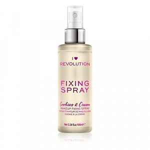 I Heart Revolution Fixing Spray fixační sprej na make-up s vůní Cookies & Cream 100 ml