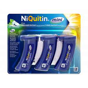 NiQuitin mini 4mg pastilky 3x20ks