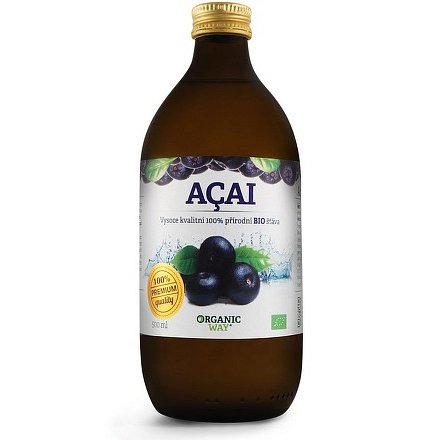 Acai Bio 100% šťáva premium quality 500ml