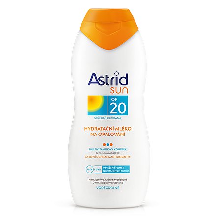 ASTRID SUN mléko na opalování OF20 200 ml