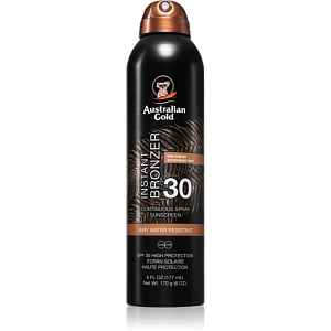 Australian Gold Instant Bronzer opalovací sprej s bronzerem SPF 30 177 ml