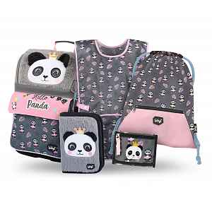 Baagl Školní set Zippy Panda III