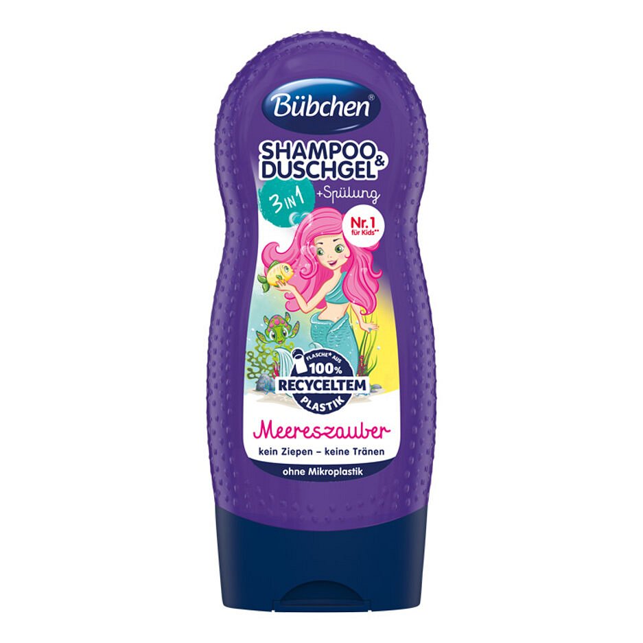 BÜBCHEN Kids 3v1 SG+shp+kon Malá mor. panna 230 ml