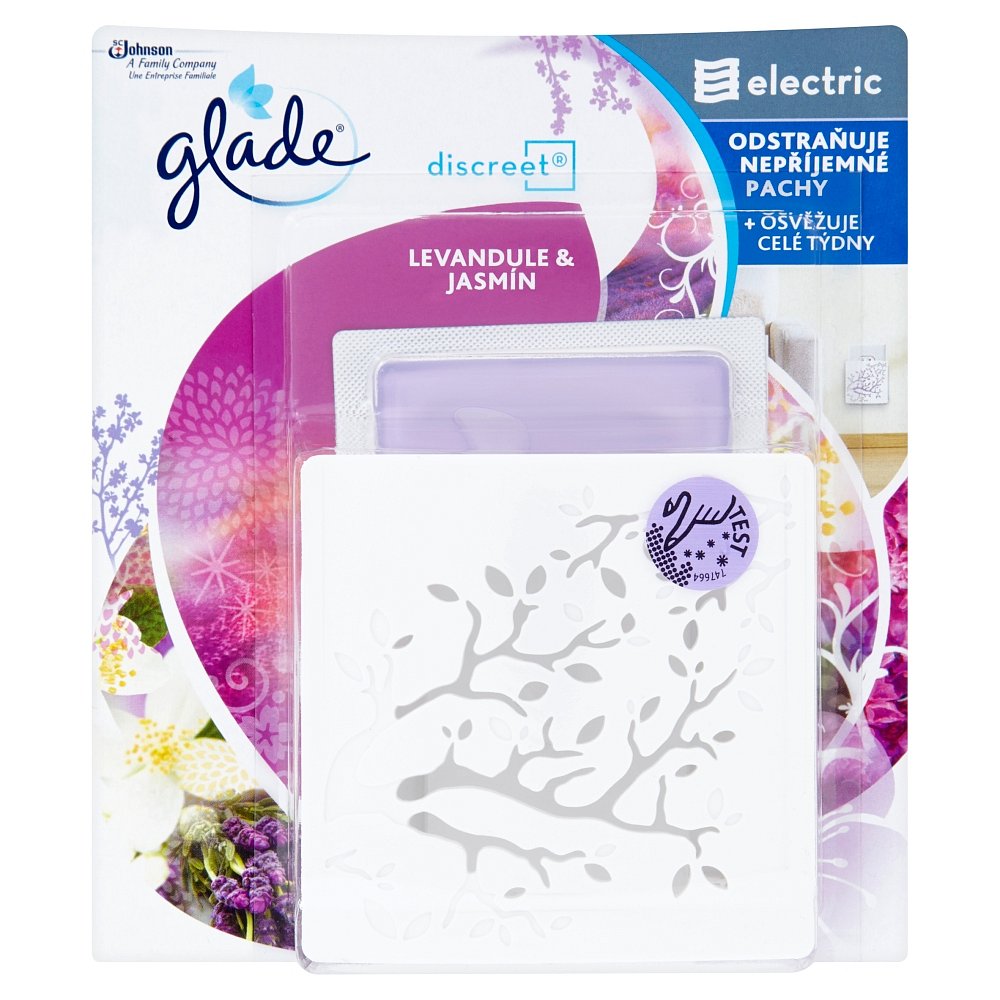 GLADE by Brise Discreet Electric levandule & jasmín elektrický osvěžovač vzduchu 8 g