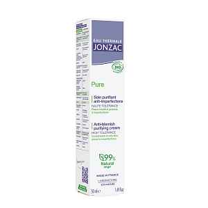 JONZAC PURE Čistící krém na aknózní pleť BIO 50ml