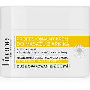 Lirene Massage Cream Arnica masážní krém s hydratačním účinkem 200 ml
