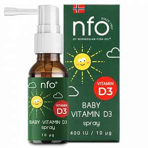 NFO Vitamin D3 dětský sprej 20 ml sprej