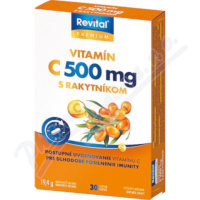 Revital Vitamin C 500mg s rakytníkem cps.30