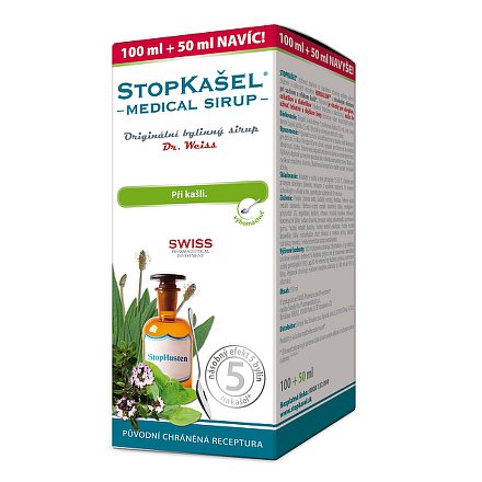 STOPKAŠEL Medical sirup Dr.Weiss 100+50ml NAVÍC