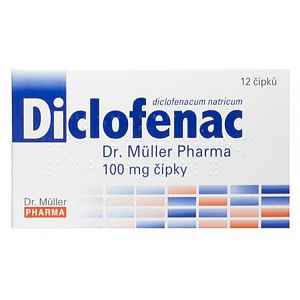 Dr.Müller Diclofenac 100mg čípky 12ks