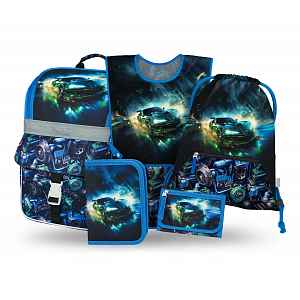 Baagl Školní set Zippy Závodní Auto III