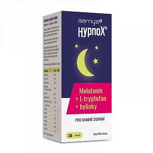 Barnys HypnoX Melatonin, L-tryptofan a bylinky 30 kapslí