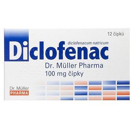 Dr.Müller Diclofenac 100mg čípky 12ks