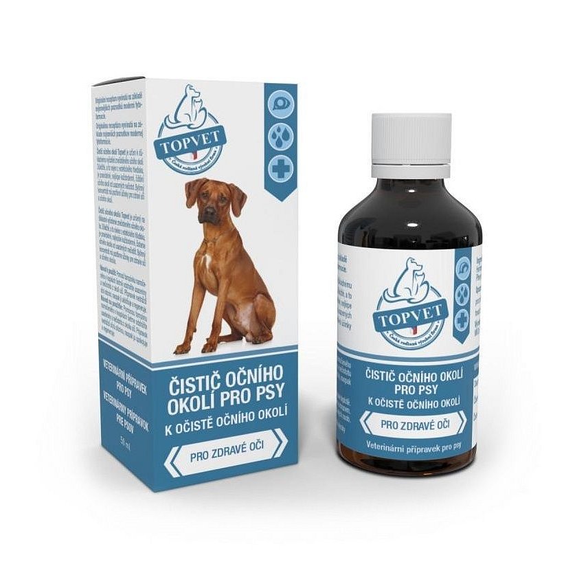 Topvet For Pets Čistič očního okolí pro psy 50 ml