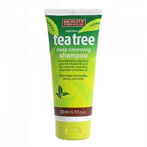 Beauty Formulas Tea tree čistící šampon na vlasy 200ml