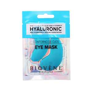 BIOVÉNE Hyaluronic Acid hydratující polštářky pod oči s aloe vera a vitamínem E 1 pár