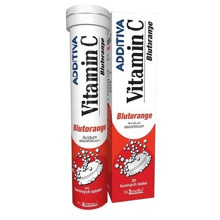 Additiva Vitamin C Blutorange tablety šumivé 20