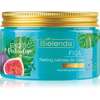 Bielenda Exotic Paradise Fig cukrový peeling s vyživujícím účinkem 350 g