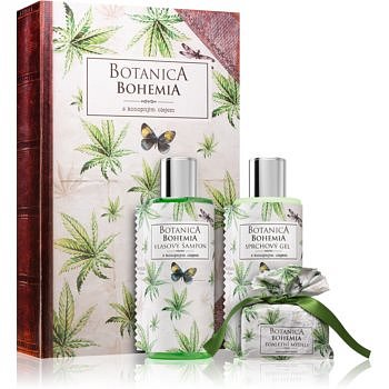Bohemia Gifts & Cosmetics Botanica dárková sada s konopným olejem