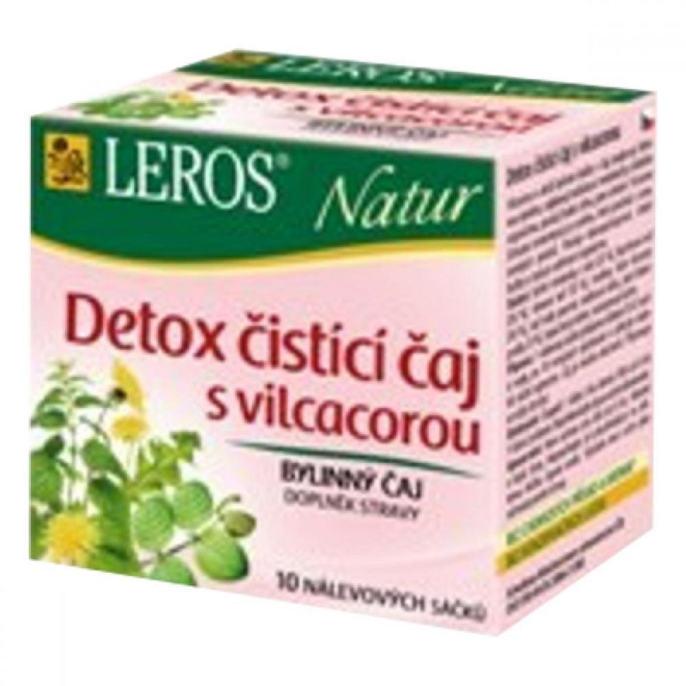 LEROS NATUR Detox čistící čaj s vilcacorou 10 x 1,5 g