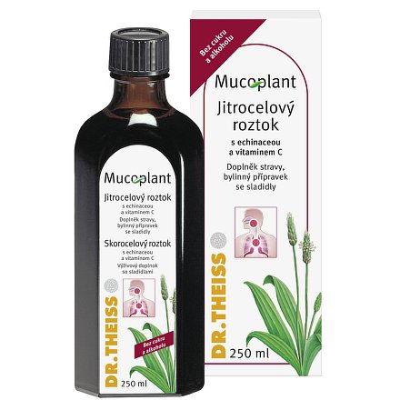 Mucoplant jitrocelový sirup s Echin.a vitamín C 250 ml