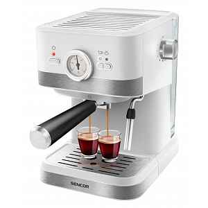 SENCOR SES 1720WH Espresso pákový kávovar bílý