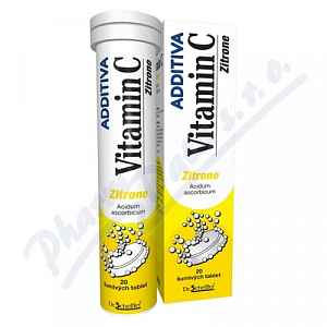 Additiva Vitamin C Zitrone tablety šumivé 20