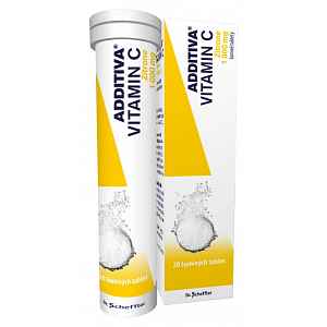 Additiva Vitamin C Zitrone tablety šumivé 20