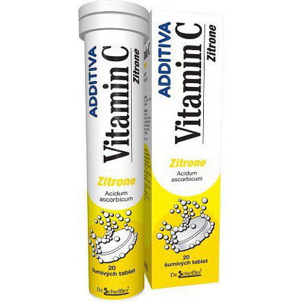 Additiva Vitamin C Zitrone tablety šumivé 20
