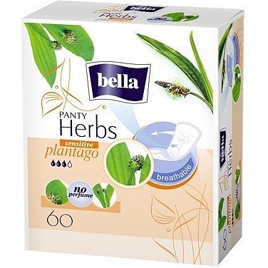 Bella Herbs Plantago Sensitive slipové vložky 60ks