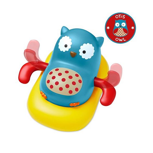 SKIP HOP Zoo hračka plovoucí a pádlujúca sovička 12 m+