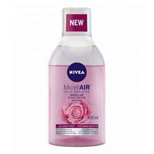 NIVEA MicellAir Dvoufázová čisticí micelární voda s růžovou vodou 400 ml