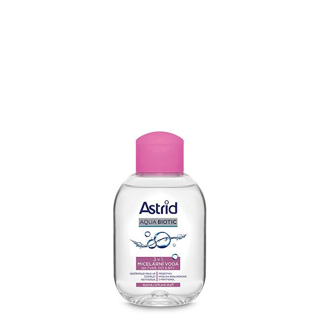 Astrid Micelární voda 3v1 pro suchou a citlivou pleť Aqua Biotic  100 ml