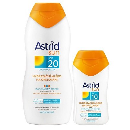 ASTRID SUN mléko OF20 200 ml + OF10 100 ml