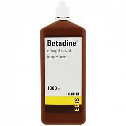 Betadine (chirurg.)tekutina 1 x 1000 ml (H)