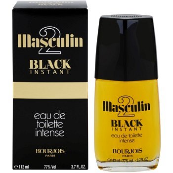 Bourjois Masculin Black Instant toaletní voda pro muže 112 ml