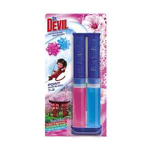 Dr. Devil WC bodový blok Duo Japanese garden 65 ml