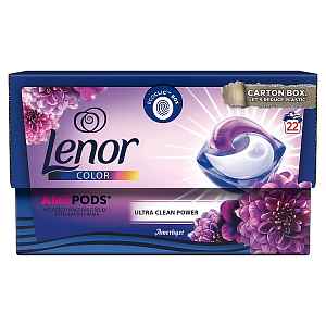 Lenor Amethyst & Floral Bouquet gelové kapsle, 22 praní 22 ks