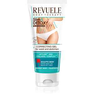 Revuele Slim & Detox With Caffeine zpevňující gel na břicho a boky 200 ml