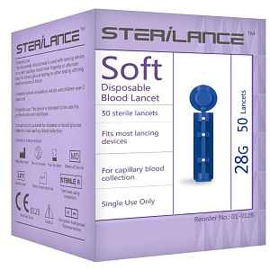 STERILANCE Lancety 28G pro glukometr Easygluco a GlucoLab 50 kusů