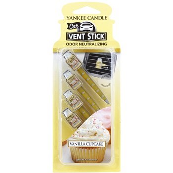 Yankee Candle Vanilla Cupcake vůně do auta 4 ks